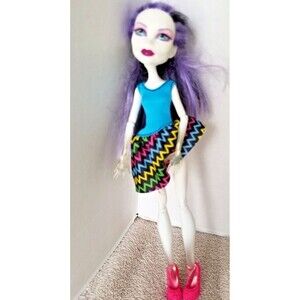 Monster High Ghoul Spirit Spectra Vondergeist Transparent Hands feet Dress Shoes